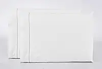 Kit 2 Fronhas Avulsas Percal 400 Fios Ponto Palito 100% Algodão (White)