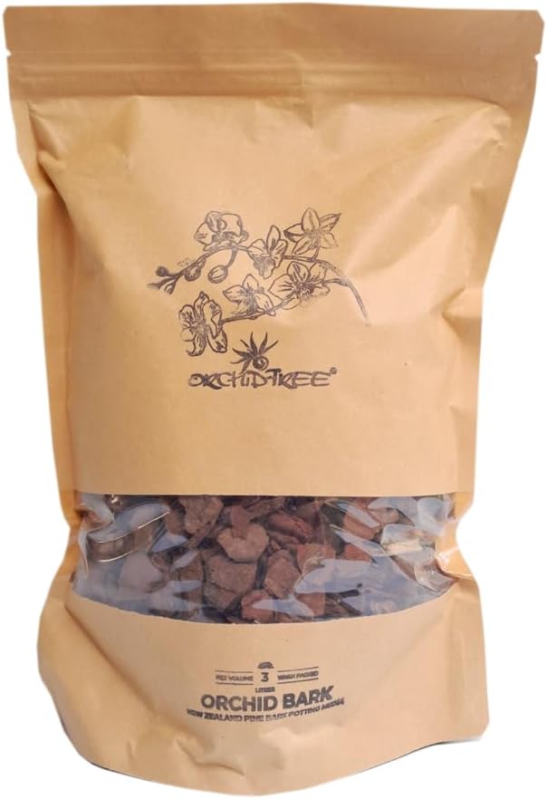 Premium Orchid Bark Medium - Ready to Use Potting Mix 3 Litres