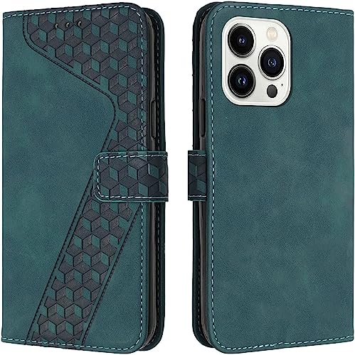 Étui en cuir pour iPhone 14 résistant aux chutes avec coque antichoc antidérapante