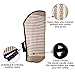 Morezi Dog Bite Sleeve Training Large Dogs, Strong Jute Training Equipment, Fit Pit Bull German Shepherd K9, Puppy Young Dogs Safe Padded Biting Playing Tugging Toy for Either Arm - Black