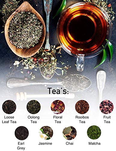 Image of SAKI Large Porcelain Teapot, 48 Ounce Tea Pot with Infuser, Loose Leaf and Blooming Tea Pot - Pink