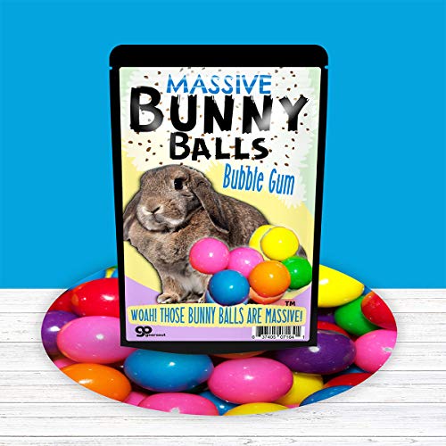 Gears Out Bunny Balls Bubble Gum - Fluffy Rabbit Design - Funny Novelty Gum For Friends - Assorted Color Gumballs #TOP1