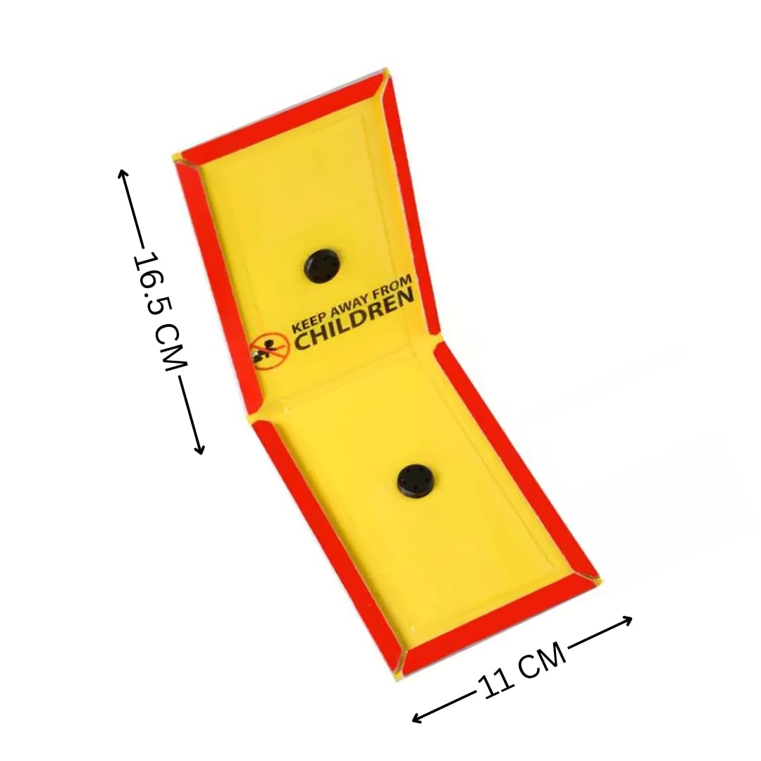 Yellow Insect Traps for Insects Pack of 1 | Use in Kitchen, Garden & Agriculture I (Large Size - 33cm X 11cm) - Pack of 5 | Actual Design May Vary - Image 2 thumbnail