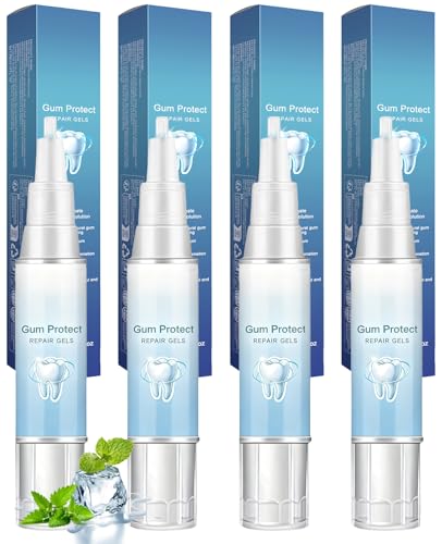 Mullein Gum Repair Gel Teeth Whitening Essence Pen Gum Shield Soothing Gel (Teeth Pen Set(4 Piece))