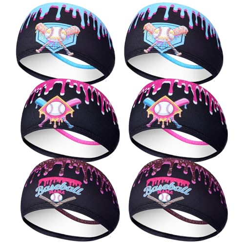 Image of Suncalla Teenager Baseball Headband Elastic Polyester Sweatband Multi Color for Basketball Football Golf Headscarf Baseball Stuff Women Men Accessory Team Gift