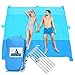Extra Large Beach Blanket by Athletrek | Durable Sand Proof Water Resistant Beach Mat | Lightweight Quickdry 210T Ripstop Nylon | 10' x 9' Outdoor Blanket for Picnics Travel Sports Camping