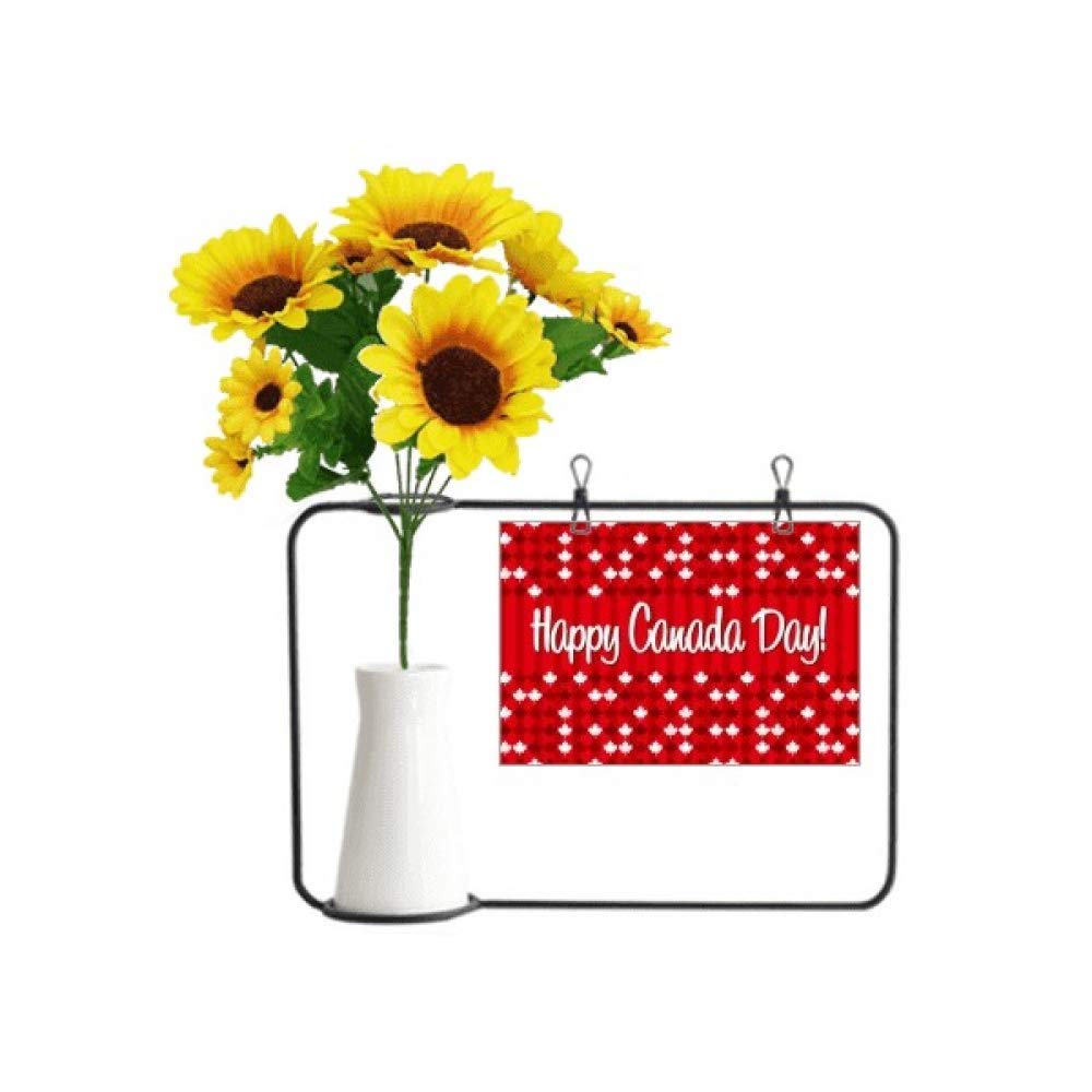 Tournesol artificiel en bouteille pour décorer vos tables de fête d'été