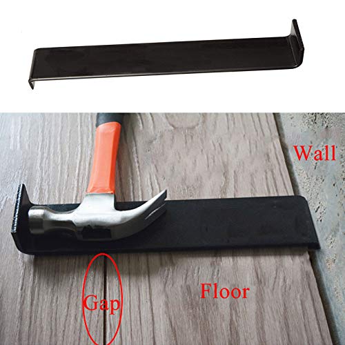 Wouniutch Heavy Duty Pull Bar with Wedge End for Installing Laminate/Vinyl Plank/Wood Flooring, DIY Flooring Project Tools(13 Inch)