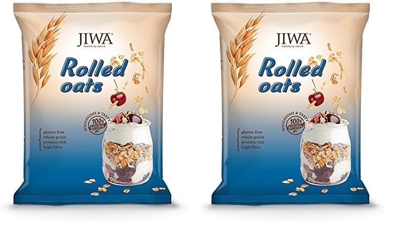 Image of JIWA healthy by nature Rolled Oats 750 g, (Gluten Free) (Pack of 2)