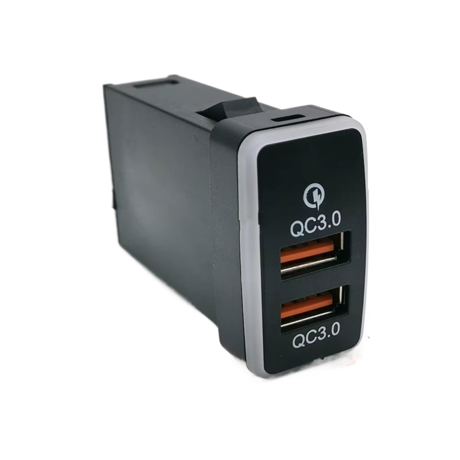 Consola USB Socket AUX Compatible Con Toyota Para Fj Cruiser 12V Coche Dual QC3.0 Enchufe Teléfono Para Cargador Adaptador Cable Accesorio Adaptador USB coche
