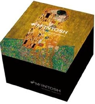 McIntosh Gustav Klimt The Kiss Fine Bone China (15 oz) Tea Mug with Infuser and Lid in Matching Gift Box