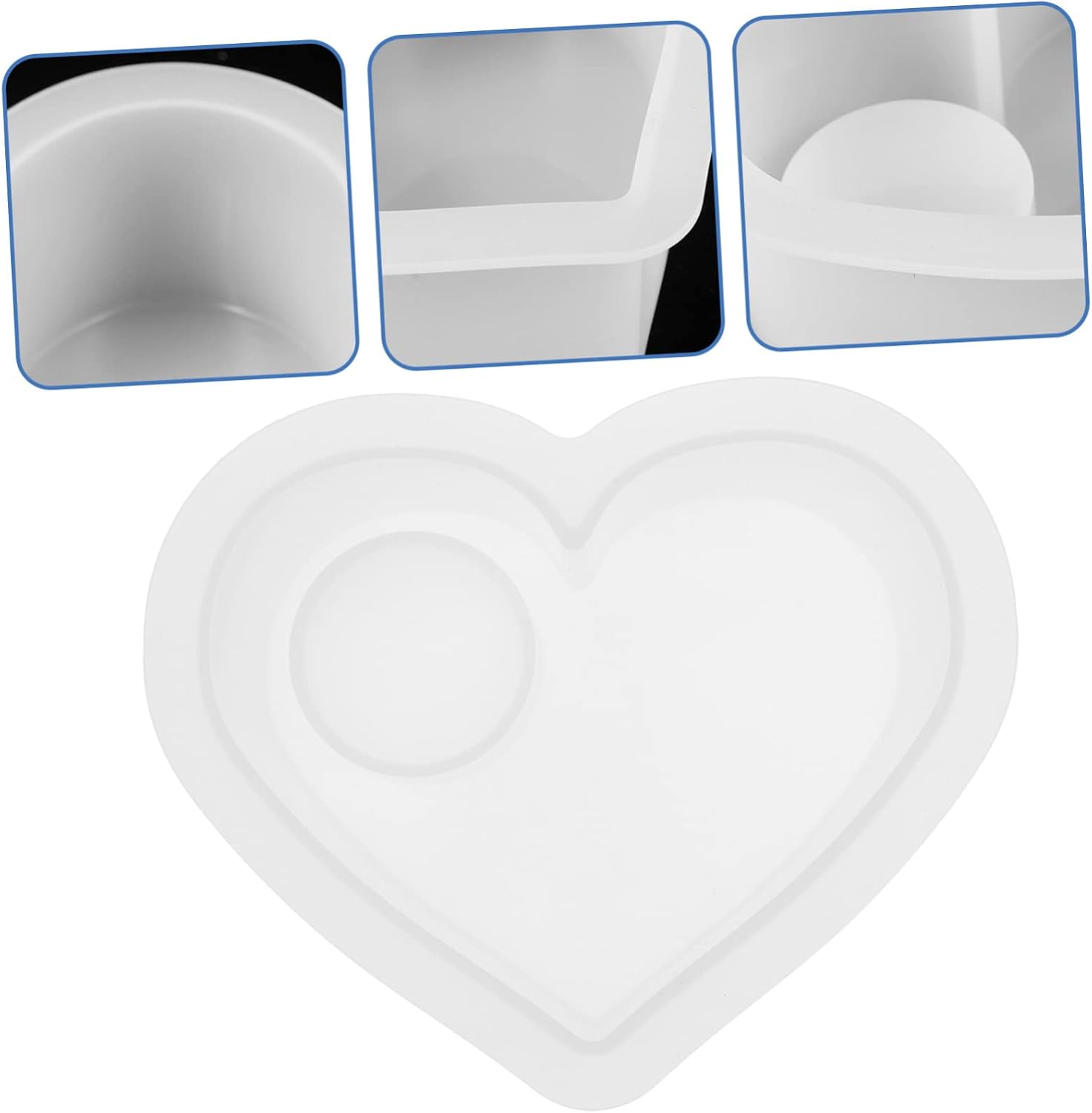 Garneck 3pcs Candle Making Supplies Desktop Candlestick Molds Silicone Decor Candle Holder Molds