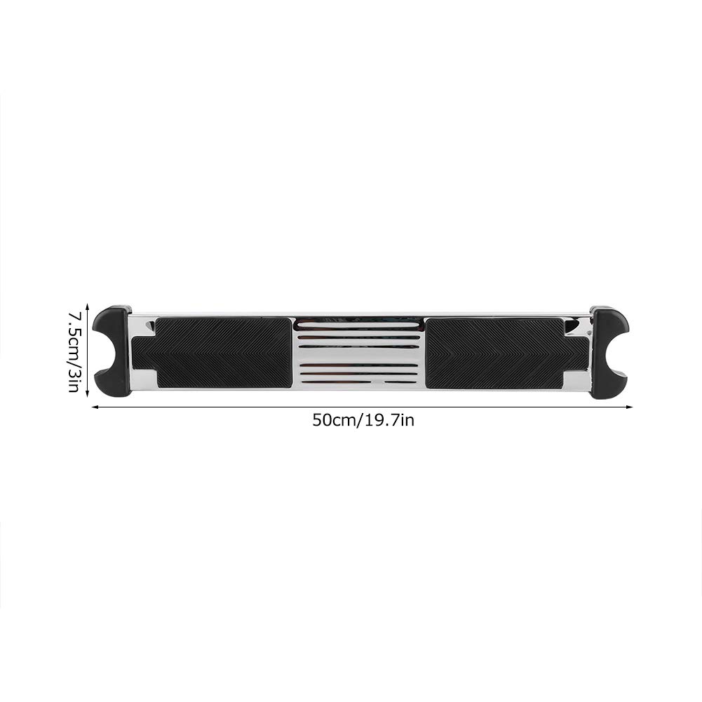 Focket Pedal de Escalera, Escalones de Peldaños de Escalera de Repuesto de Piscina Espesa de Acero Inoxidable 304, Duradero Pedal de Escalones de Escaleras de Natación para Piscina de Aguas Termales