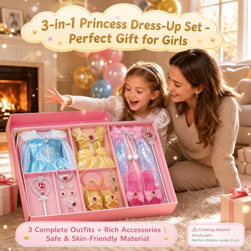 Disfraz de Princesa para Niñas 3-6 años miniatura 6