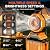 15L Bucket Portable Misting Fan, 30000mAh Rechargeable Battery Powered Oscillating Cooling Fan, 4 Strong Winds, Brushless Motor Outdoor Fans for Fishing, Travel, Garden, Golf, Tent