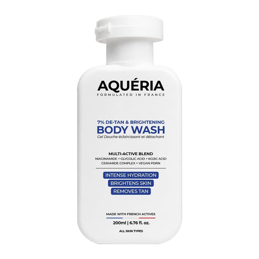 Aqueria Instant De-Tan Brightening Exfoliating Body Wash 200ml