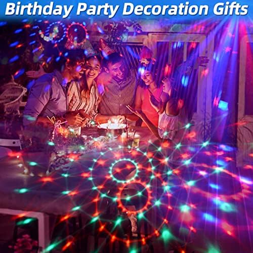 디스코 볼 조명, 파티 선물 및 장식, USB LED 미니 사운드 활성화 DJ 댄스 다채로운 RGB 스트로브 램프 홈 룸 댄스 노래방 크리스마스 할로윈 생일 축하 웨딩 클럽 쇼용 — 사진 6