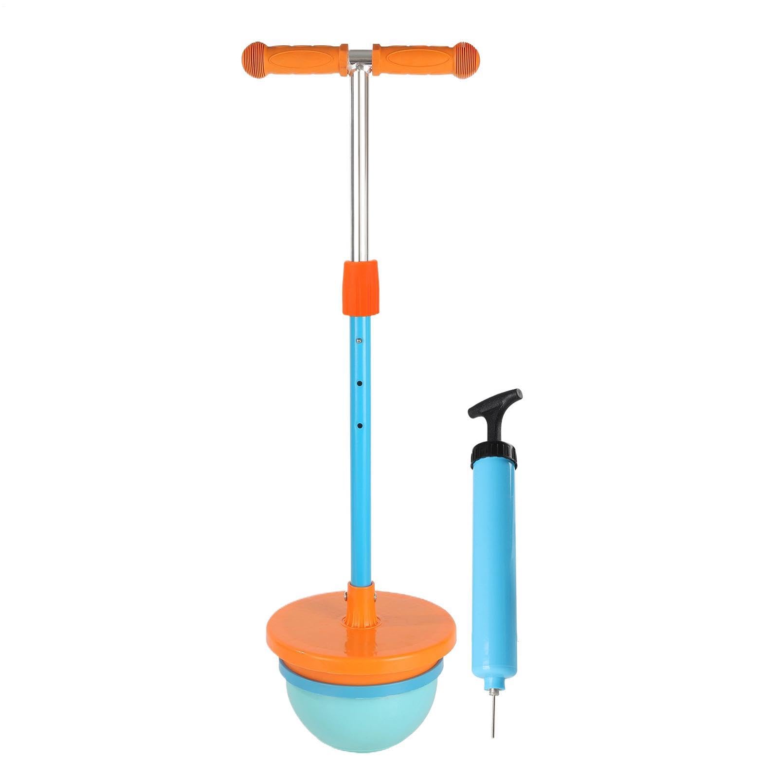 Hinkelball Für Kinder | Springball Mit Anti-Rutsch-Griff Einstellbare Stange, 70-80cm | Gleichgewichtstraining & Springspielzeug Profis Innen Und Draußen | PVC PP Für Schulplatz Garten Und Spiele