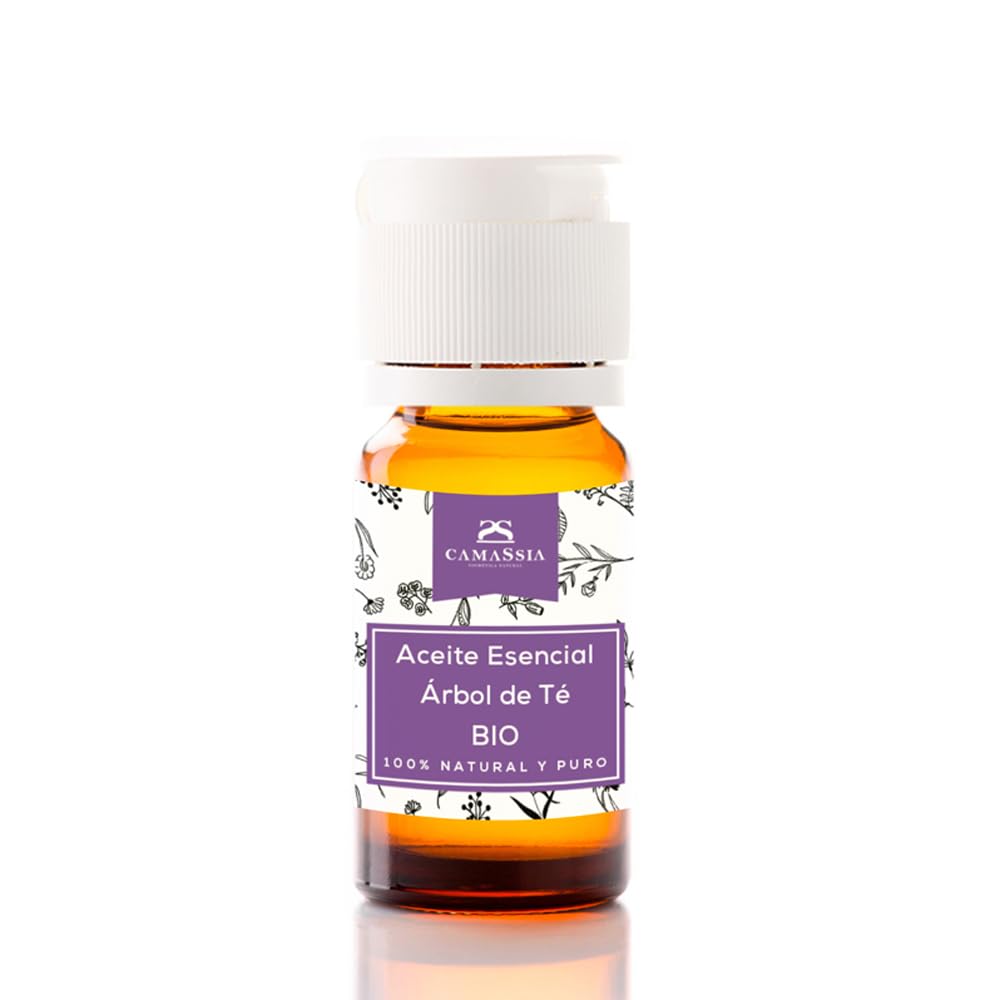 Camassia Aceite esencial árbol de té BIO | Aceites esenciales | Melaleuca alternifolia - 100% natural y puro - de agricultura ecológica. | 100ml