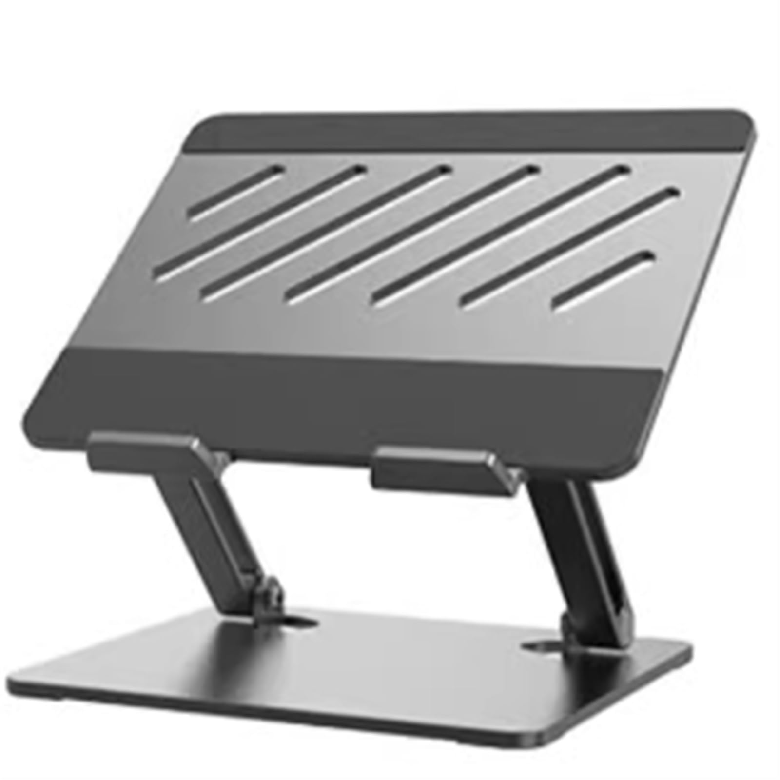 Soporte plegable for computadora portátil, altura ajustable, soporte for computadora portátil, refrigeración ventilada, elevador for computadora portátil antiarañazos, acero, todas las computadoras po