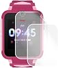 Clock Screen Protector Full Coating Transparent TPU Film 2 Pieces Compatible with Engo TCL MT42