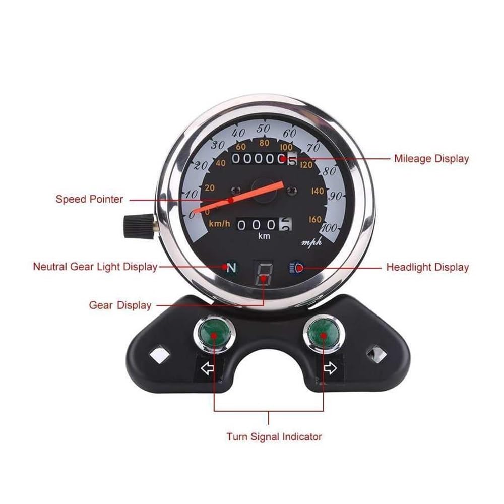Moto Contachilometri Display Digitale Per Contachilometri Doppio Contachilometri Universale Per Moto