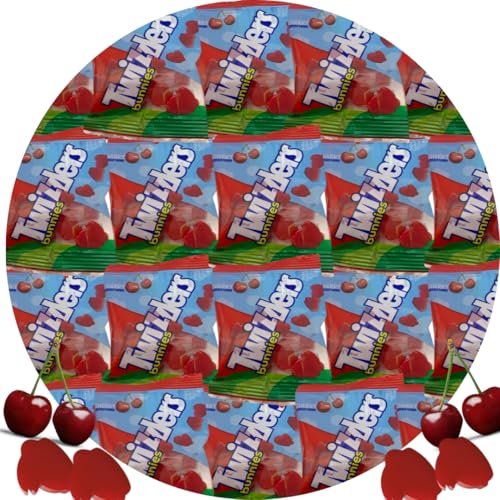CandyKrave Twizlers Bunnies cherry Flavor Candy - 1lb Bulk Individually Wrapped Easter Candy - Chewy & Delicious cherry Flavor Candy for Easter, Birthday Party & other Occassions