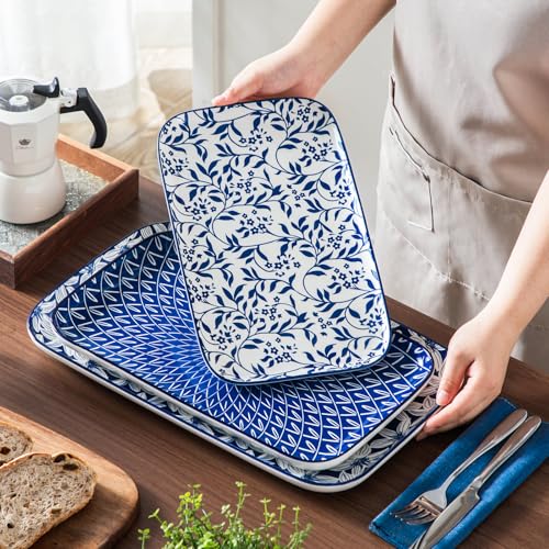SELENE Porcelain Serving Platters 3 Pack (16/14/) - image 8