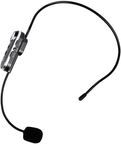 sharprepublic Wireless UHF Mikrofon  wiederaufladbar mikrofon Headset Funkmikrofon fA r Konferenzen  Unterricht  Reiseleiter
