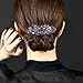 4 PCS Hair Barrettes for Women Ladies, Flower Crystal Rhinestones Barrette Pearl Spring Hair Clip Accessories Women Fashion Ponytail Holders Barrette for Daily Wear Mothers Day present