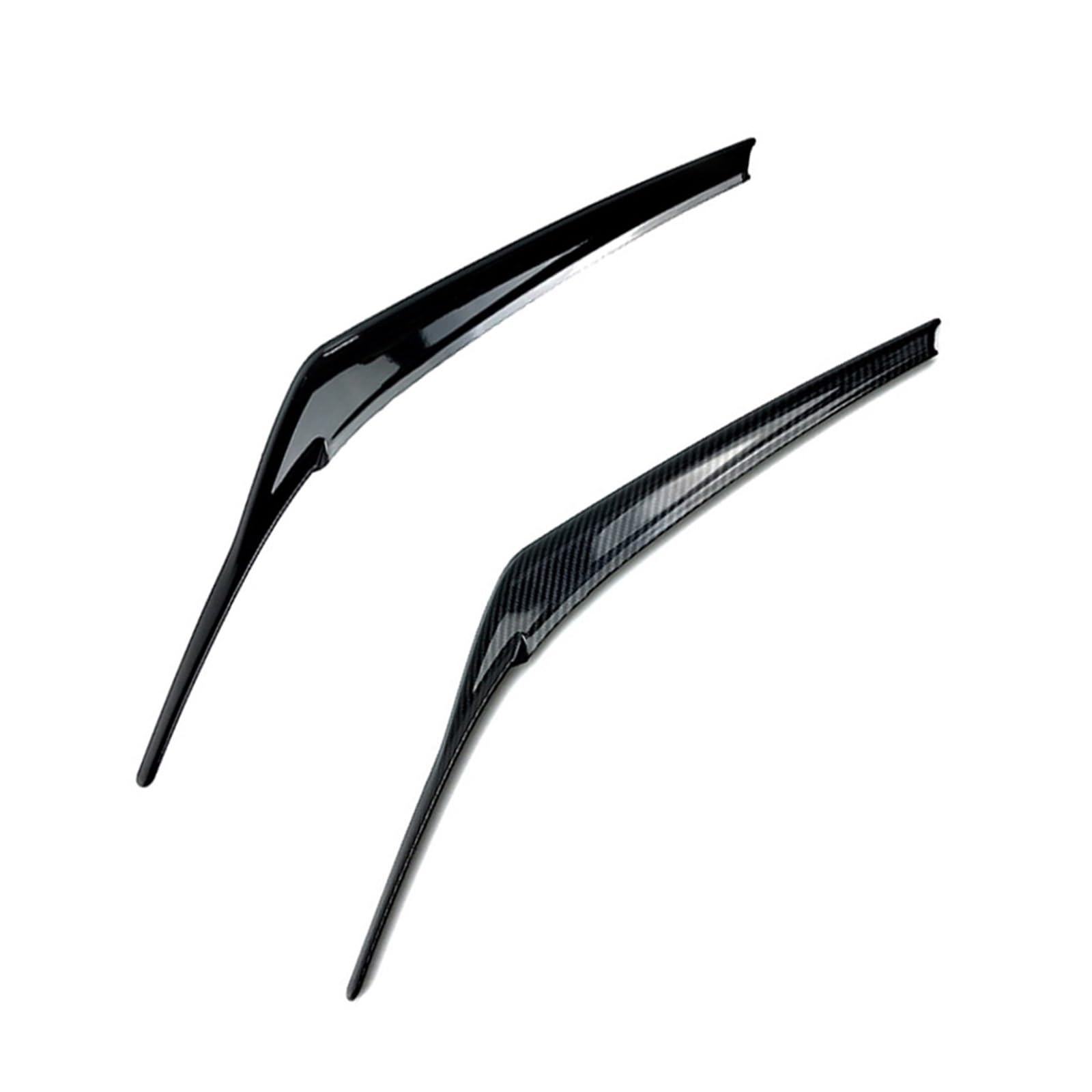 Naklejki na reflektory samochodowe, brwi, powieki, osłony na reflektory, brwi, pasujące do Toyoty Camry 2018-2022(Carbon Fiber)