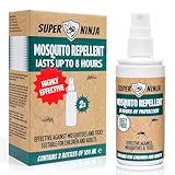 Super Ninja Mosquito Repellent Spray 200ml – Fast-Acting, Long-Lasting DEET-Free Protection – Safe for Kids, Non-Toxic Insect & Tick Repellent with 8-Hour Defence for Holidays & Outdoor Use - Image 1