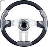 LEAPGO Golf Cart Volante para EZGO Club Car Yamaha Universal Volante EZGO Volante Club Coche Cool Racing Estilo Volante Golf Carro