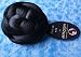 Black Lattice Effect Clip In Hair Bun | Clip on Glamorous Hairpiece in Natural Black