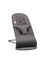 Vista 17 de BabyBjörn Bouncer Bliss, Gris Arena, Tejido, Colchón Clásico de Acolchado Asiento Ajustable de Mecedora para Bebé de 2 en 1 y Silla para Niño