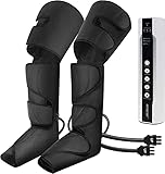 CINCOM Leg Massager for Circulation and Pain Relief, Air Compression Foot Leg Calf Thigh Massage, Fu
