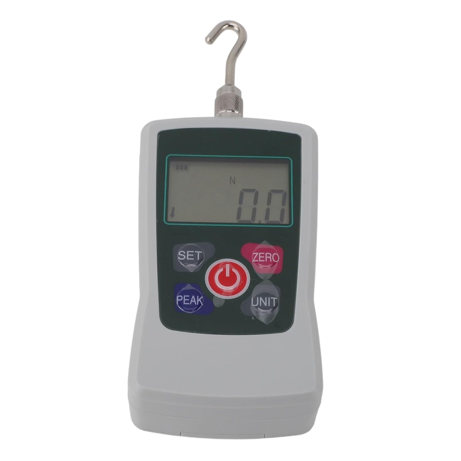 Portable Force Tester Digital Force Gauge Aluminum Alloy with Sensor and Clear Digital Display, Versatile Measurement for Material Mechanics and Quality Control Testing