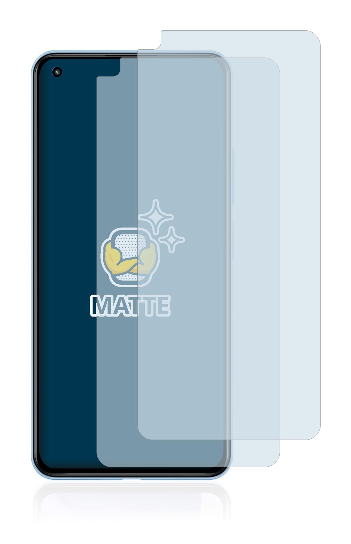 Brotect Pellicola Protettiva Opaca Per Xiaomi Mi 11 Lite 5G (Fronte+Retro) - Antiriflesso E Anti-impronta (2 Pezzi) - 5