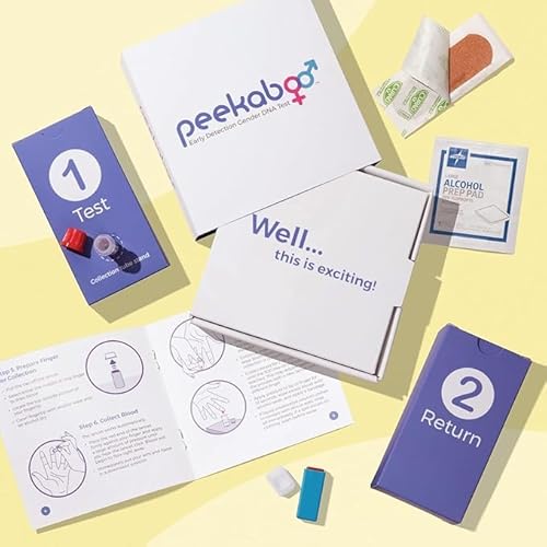 image for DDC Peekaboo Early Gender at Home DNA Test, Over 99% Accurate, Test as