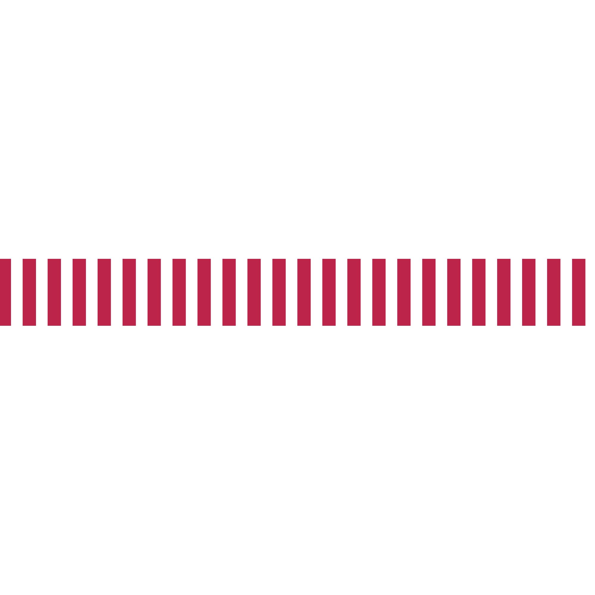 Plage Frise décorative adhésive Rayures Tendance Rouge Fushia 10 cm x 300 cm