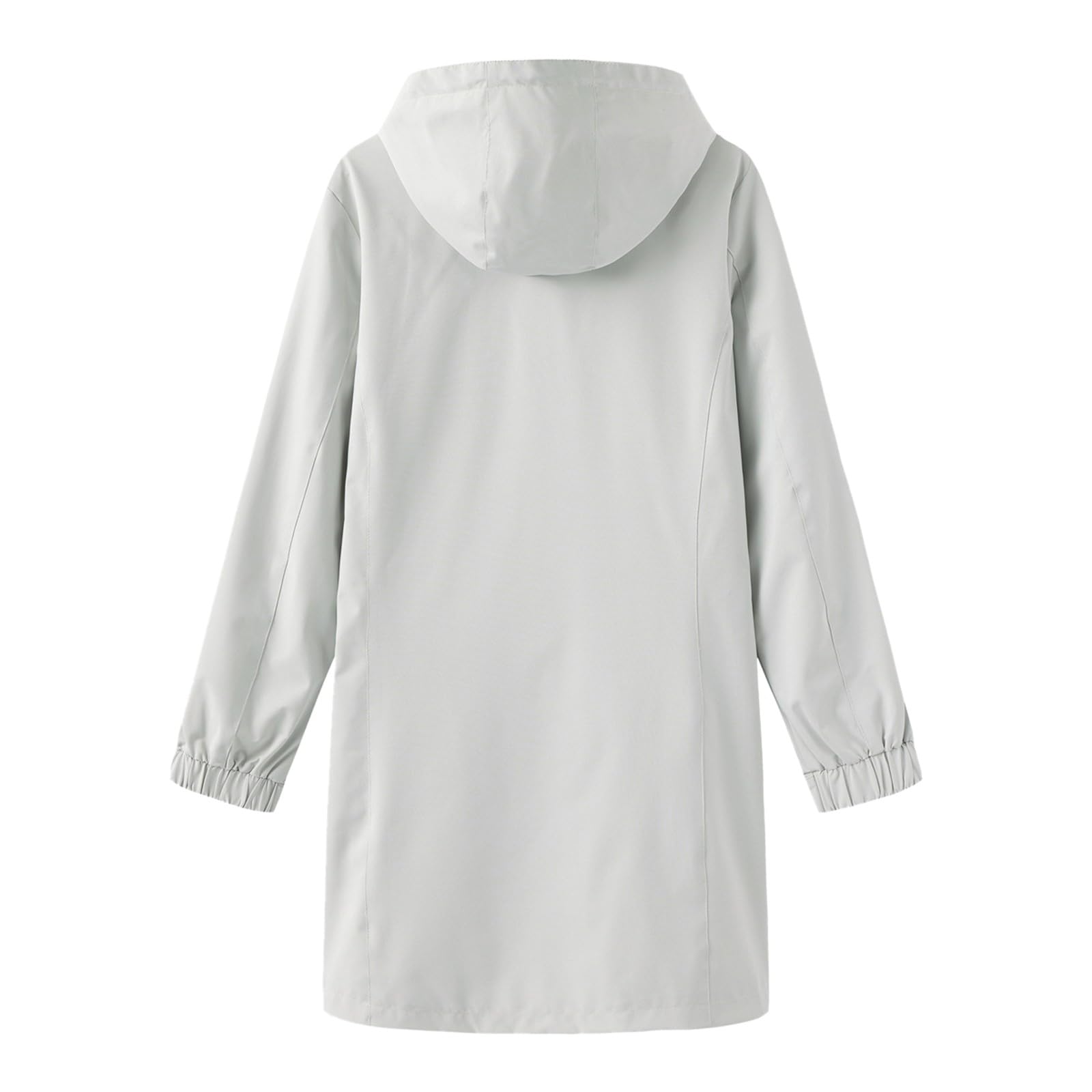 Generisch Giacca da donna per le mezze stagioni, trench con cappuccio, impermeabile, impermeabile, giacca a vento, poncho impermeabile, impermeabile, impermeabile, impermeabile, per campeggio