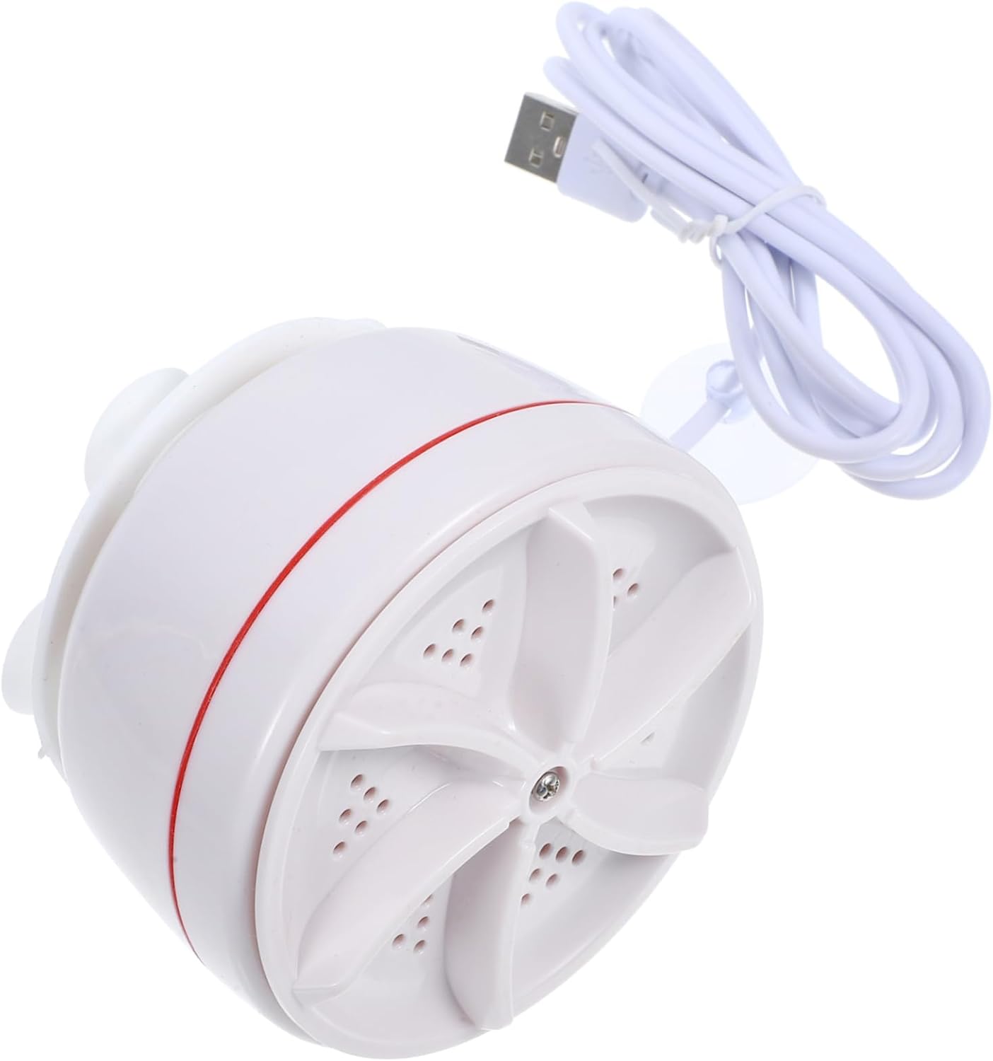 Mikikit Portable Mini Ultrasonic Turbine Washing Machine for Travel and Apartments Compact Washer with PP Material Gentle Hand Wash Simulation for Delicate Clothes and Underwear Easy to