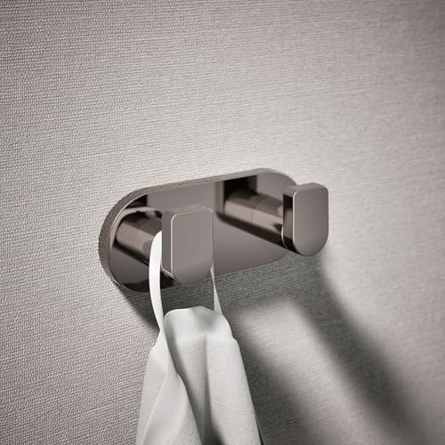 Kohler 73146-TT Composed® Double Robe Hook, Vibrant Titanium by Kohler - Used condition - Image 2