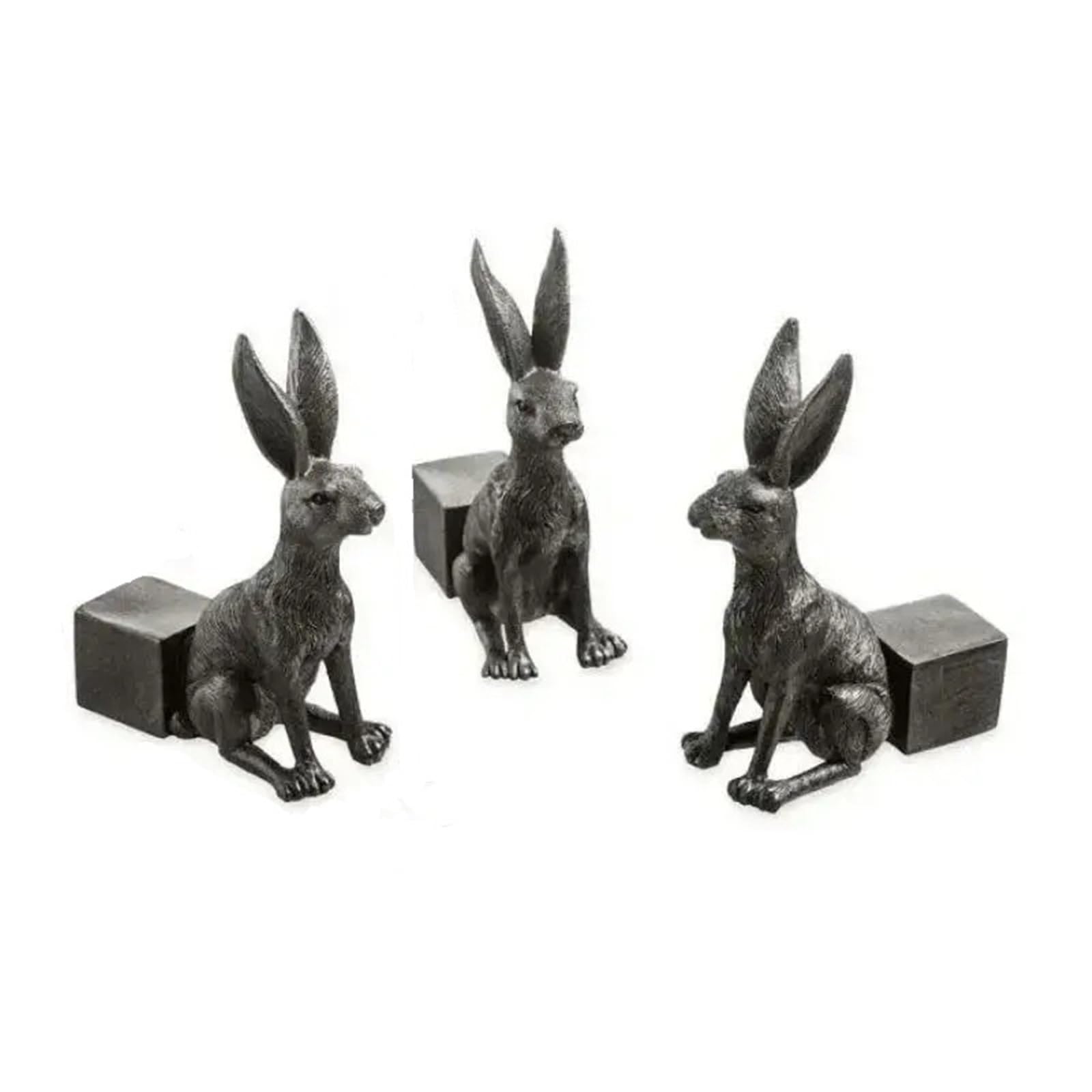 GHHZML Plant Riser 3 Pcs Flower Pot Feet Stand Outdoor Garden Resin Foot Plant Bonsai Holders Animal Shape Cat Dog Rabbit Pots Risers Pad(Type01)