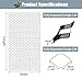 OHHRRIDGO Shed Base Plastic Grid,Extra Tall Honeycomb Ground - 30x30cm Gravel Stabilizer for Garden & Patio Heavy-Duty Paver for Pathway Walkway & Driveway High Load Capacity(6m x 7m (20ft x 23ft))