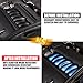 LLKUANG Car Intake Manifold Cover Molding Kit Compatible with Chevrolet Corvette C6 2005-2013,Aluminum Alloy Engine Compartment Intake Manifold Decoration Accessories,2PCS
