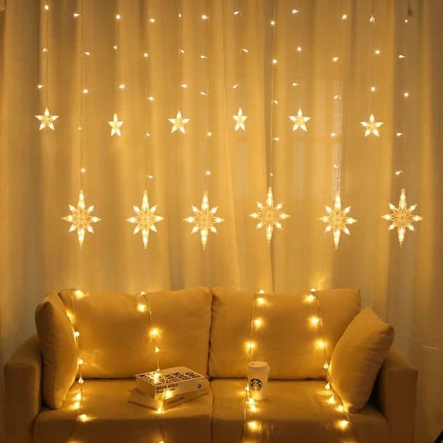 LED light decorative light ramadan light STAR MOON MOSQUE LANTERN design warm light (diya)