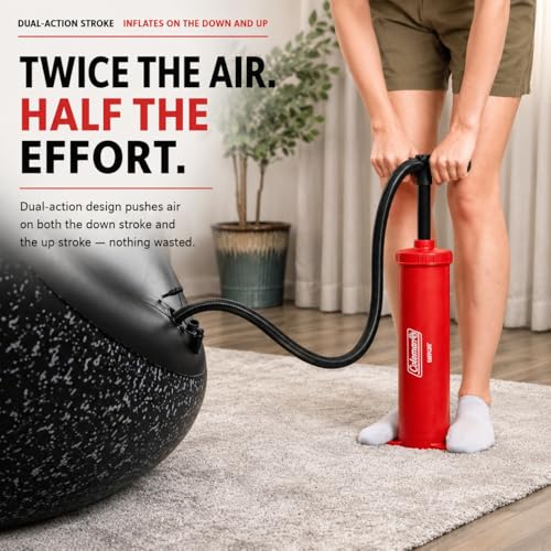 Coleman EasyFlate Dual-Action Manual Air Pump, Hand Pump - image 6