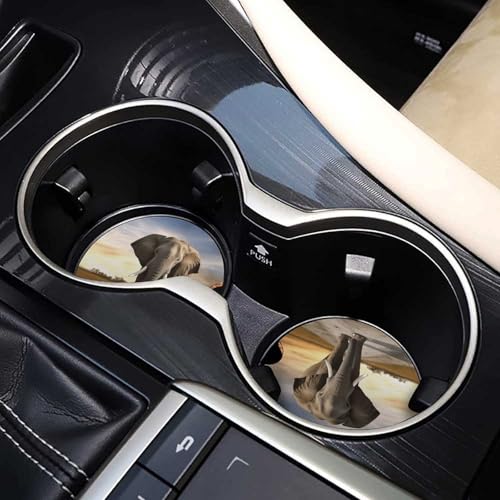 Portavasos para auto de madera, 2.6 pulg, 2 unidades miniatura 7