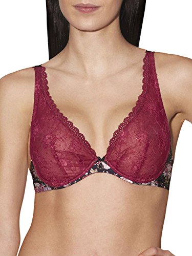 Aubade Soutien-gorge pour Femme - Fleurs De Plaisir - Ebene 70 (Taille FR: 85B)